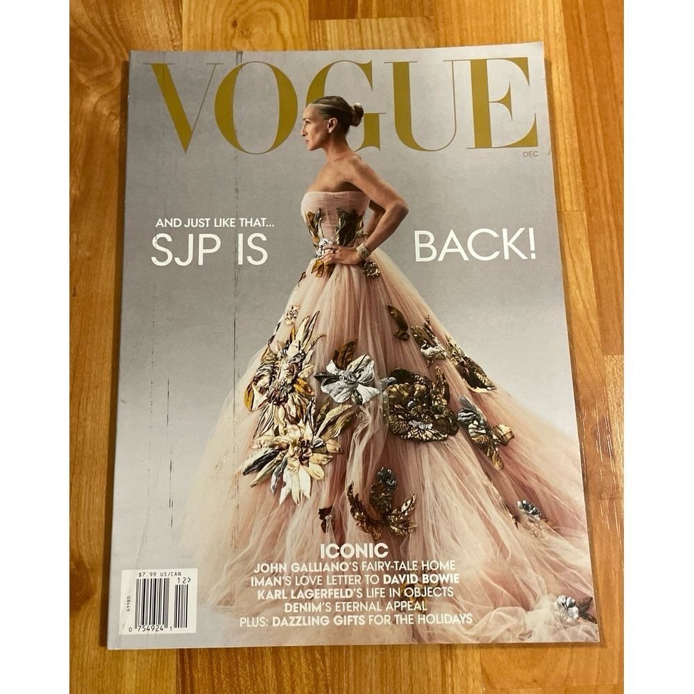 Vogue Magazine December 2021 Sarah Jessica Parker